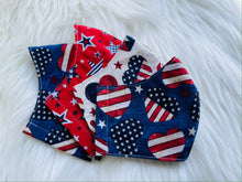 Load image into Gallery viewer, White I Heart America Mask