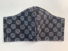 Load image into Gallery viewer, Black Tribal Geo Mask