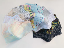 Load image into Gallery viewer, Grey Houndstooth Fabric Mask