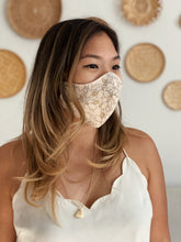 Load image into Gallery viewer, Nude Floral Mask