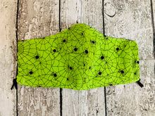 Load image into Gallery viewer, Neon Spider Mask