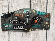 Load image into Gallery viewer, Glow In the Dark Outer Space Fabric Mask
