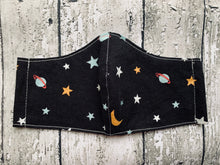 Load image into Gallery viewer, Glow In the Dark Planets Fabric Mask
