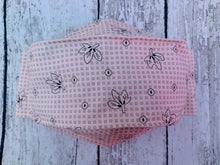 Load image into Gallery viewer, Powder Pink Falling Leaves Kirigami Mask
