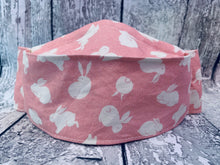 Load image into Gallery viewer, Peach Bunny Kirigami Mask