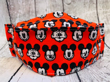 Load image into Gallery viewer, Red Mickey Expressions Kirigami Mask