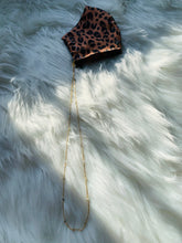 Load image into Gallery viewer, Labradorite Gold Mask Chain