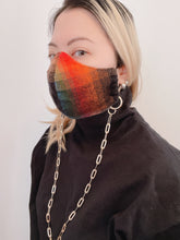 Load image into Gallery viewer, Chunky Staple Gold Mask Chain