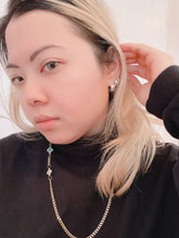 Load image into Gallery viewer, Pastel Clover Charm Gold Mask Chain (ONE OF A KIND)