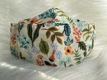 Load image into Gallery viewer, Wild and Bloomin' in Ivory Kirigami Mask