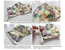 Load image into Gallery viewer, Nude Floral Mask