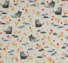 Load image into Gallery viewer, Cats in a Garden Kirigami Mask