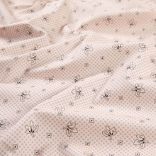 Load image into Gallery viewer, Powder Pink Falling Leaves Kirigami Mask