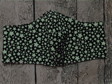 Load image into Gallery viewer, Glow In the Dark Stars Fabric Mask