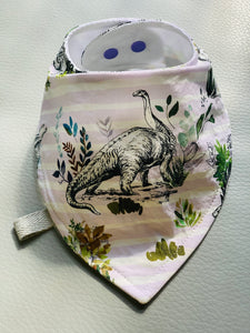 Lavender Stripe Dinos