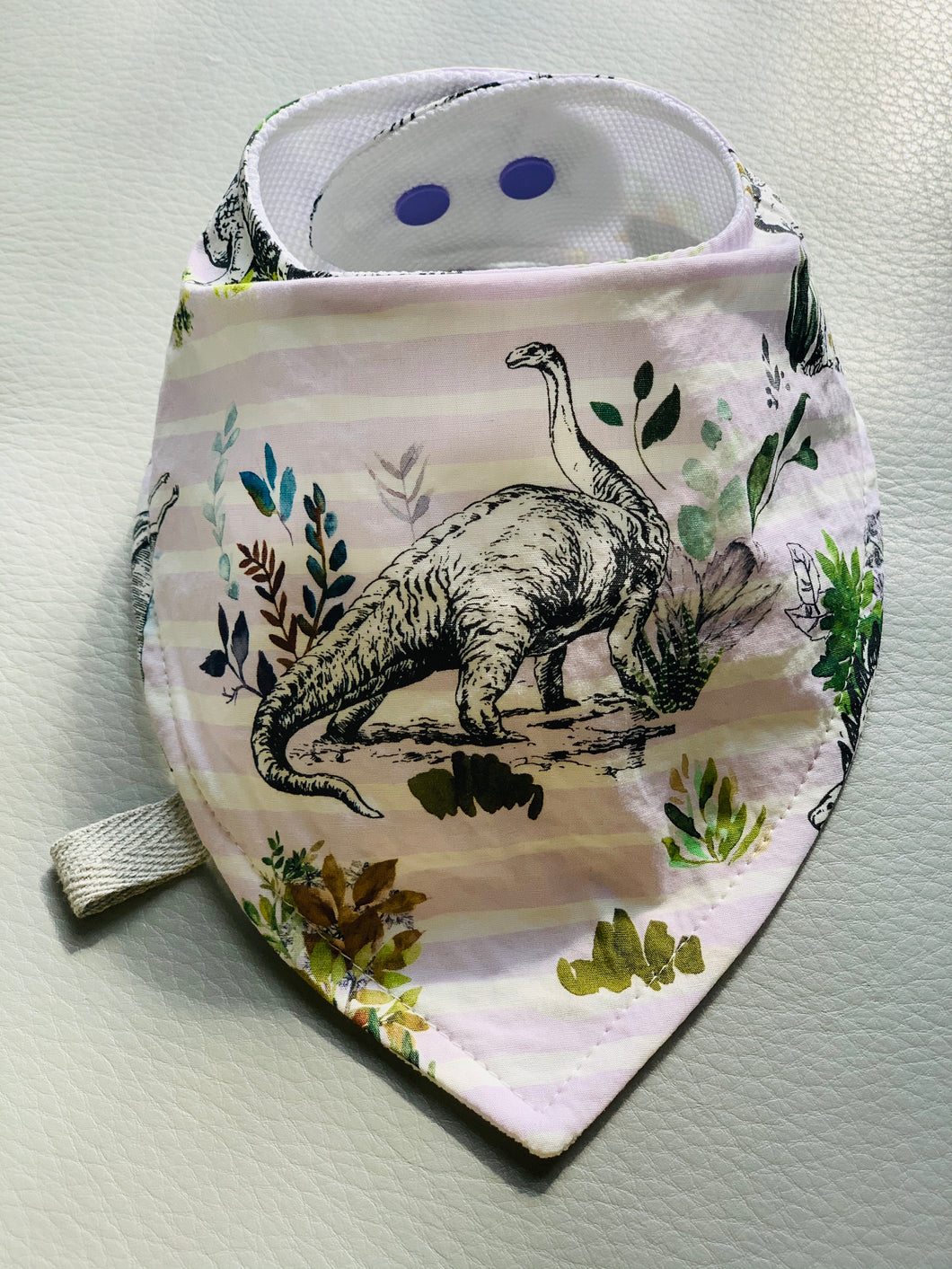 Lavender Stripe Dinos