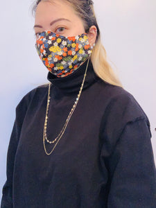 Layered Star Drop Mask Chain