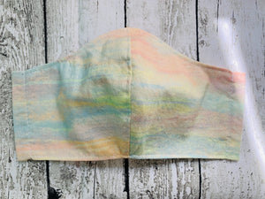 Sunset Tie Dye Fabric Mask
